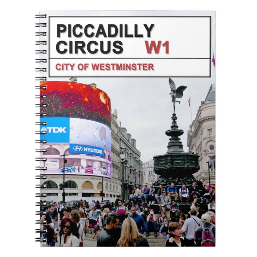 Carnet Piccadilly Circus Londres (Devant)
