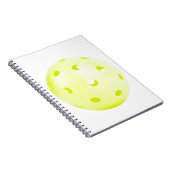 Carnet Pickle BAll jaune (Côté Droit)