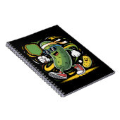 Carnet Pickle Jouant au Pickleball (Côté Droit)