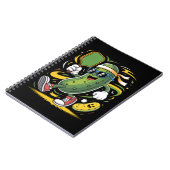 Carnet Pickle Jouant au Pickleball (Côté gauche)