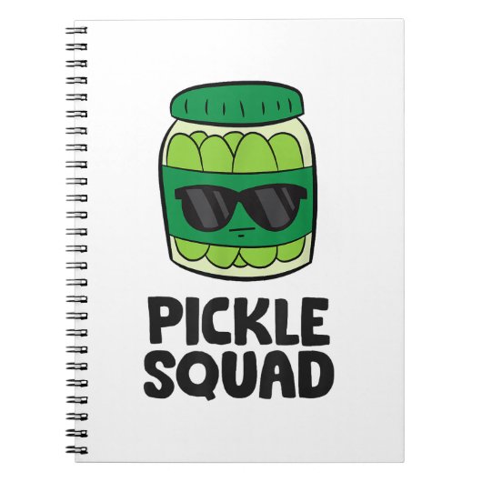 Carnet Pickle Lover Team Pickles Funny Pickle Squad (Devant)