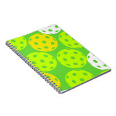 Carnet Pickleball Anniversaire Soirée Sport Vert (Côté Droit)