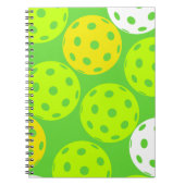 Carnet Pickleball Anniversaire Soirée Sport Vert (Devant)