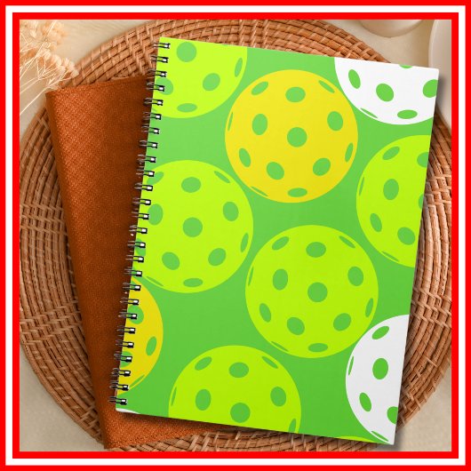 Carnet Pickleball Anniversaire Soirée Sport Vert