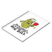Carnet Pickleball C'est un genre de Big Dill Pickles Pick (Côté gauche)