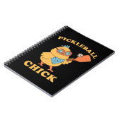 Carnet Pickleball Chick - rétro (Côté gauche)