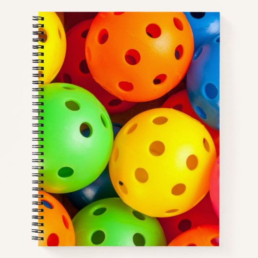 Carnet Pickleball coloré (Devant)