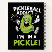 Carnet Pickleball drôle (Dos)