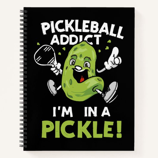 Carnet Pickleball drôle (Devant)