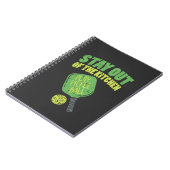 Carnet Pickleball Drôle cadeaux de Pickleball (Côté gauche)