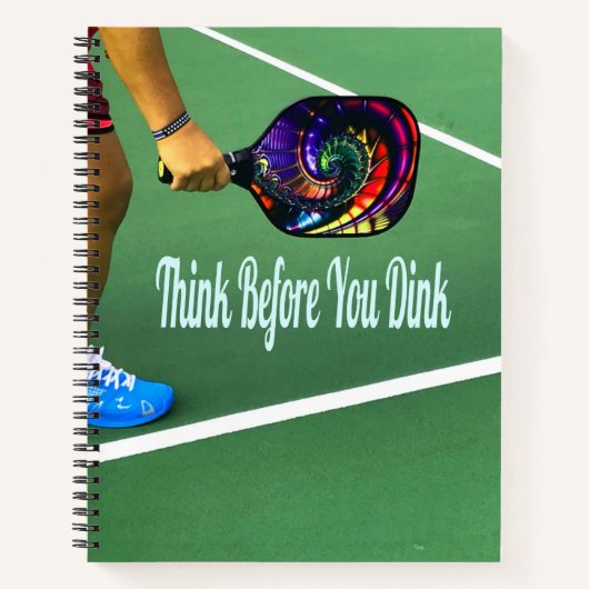 Carnet Pickleball Pensez Avant De Dîner (Devant)