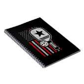 Carnet Pickleball Player - American Flag Pickleball - Pic (Côté Droit)