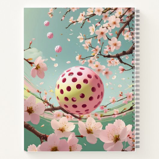 Carnet Pickleball Power Smash - Énergie en mouvement (Dos)