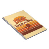 Carnet Pickleball Rétro "Dink Responsiblement" (Côté Droit)