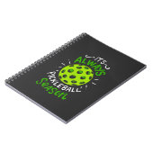 Carnet Pickleball - Saison de Pickleball (Côté gauche)