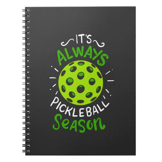 Carnet Pickleball - Saison de Pickleball (Devant)