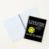 Carnet Pickleball Soft Sert Obtenir Crème Glace Pickle Ba (Intérieur)