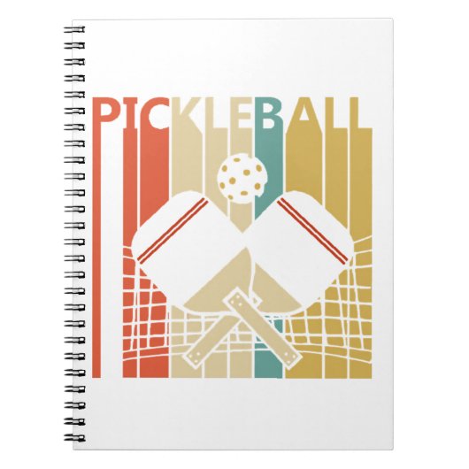Carnet Pickleball vintage (Devant)