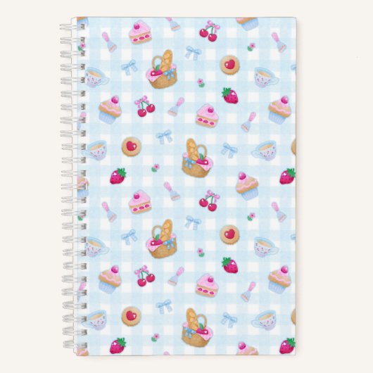 Carnet Picnic Gingham Bleu   (Recto)