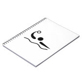 Carnet Pictogramme de Waterpolo de polo d'eau (Côté gauche)