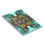 Carnet Pièce de graffiti coloré (Côté Droit)