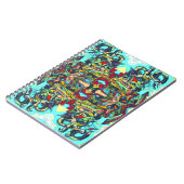 Carnet Pièce de graffiti coloré (Côté gauche)