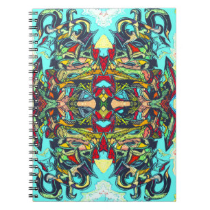 Carnet Pièce de graffiti coloré