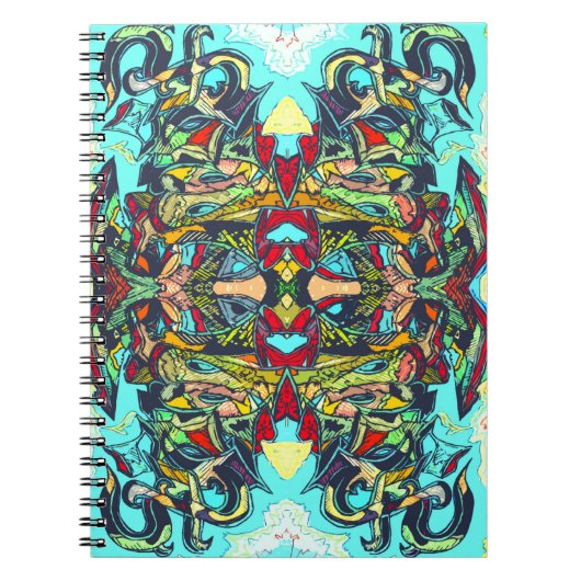 Carnet Pièce de graffiti coloré (Devant)