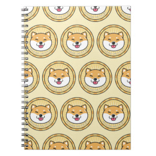 Carnet Pièce de monnaie Doge : Arrière-plan de devise cry