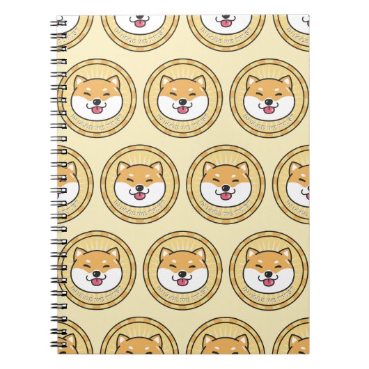 Carnet Pièce de monnaie Doge : Arrière-plan de devise cry (Devant)