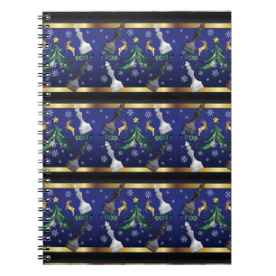 Carnet Pièces d'échecs de Noël - Flèches de neige Arbre d