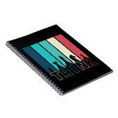 Carnet Pièces d'échecs Vintages uniques Penser coloré (Côté Droit)