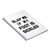 Carnet Pied drôle de Sickled d'étudiant de danse de (Côté Droit)