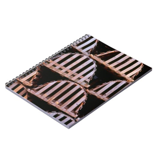 Carnet Pièges en bois de homard Horizontal (Côté gauche)