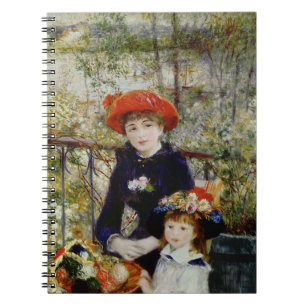 Carnet Pierre A Renoir Deux Soeurs, ou Sur La Terrasse