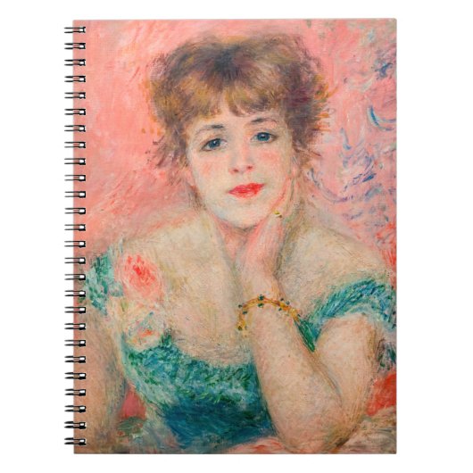 Carnet Pierre-Auguste Renoir - Actrice Jeanne Samary (Devant)
