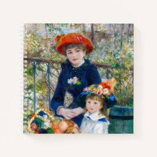 Carnet Pierre-Auguste Renoir - Deux soeurs sur la terrass