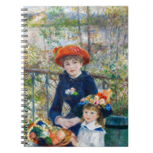 Carnet Pierre-Auguste Renoir - Deux soeurs sur la terrass