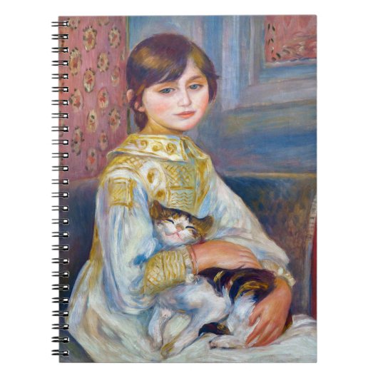 Carnet Pierre-Auguste Renoir - Enfant avec chat (Devant)