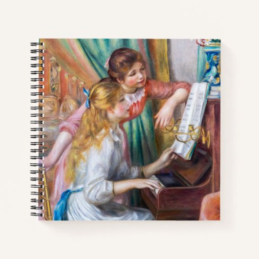 Carnet Pierre Auguste Renoir - Jeunes Filles au Piano (Devant)