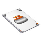 Carnet Pierre de curling Emoji (Côté Droit)