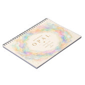 Carnet Pierre de naissance Opale Octobre (Côté gauche)