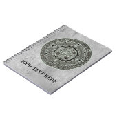 Carnet Pierre de soleil aztèque mexicaine Calendrier maya (Côté gauche)