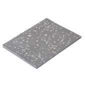 Carnet Pierre de Terrazzo Gris (Côté gauche)