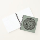 Carnet Pierre du Soleil Aztèque Mexicaine Calendrier Maya (Intérieur)
