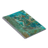 Carnet Pierre minérale Chrysocolla bleue (Côté Droit)