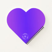 Carnet Pierre précieuse violette élégante (Dos)