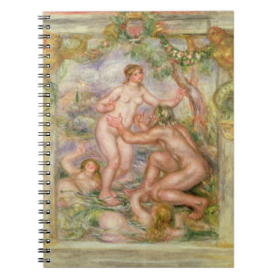 Carnet Pierre un Renoir   Saone coulant dans le Rhône