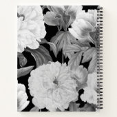 Carnet Pierres noires et blanches Aquarelle Florale Recet (Dos)