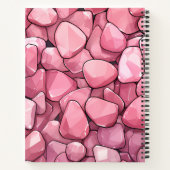Carnet Pierres roses modernes marbrées (Dos)